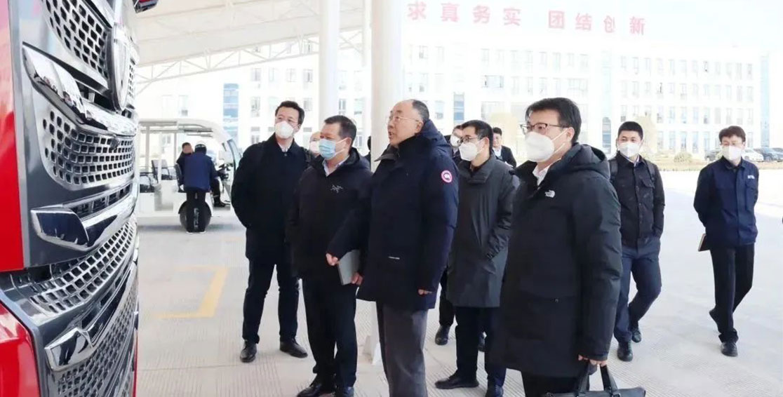 康明斯副總裁、發(fā)動(dòng)機事業(yè)部中國區總經(jīng)理汪開(kāi)軍一行蒞臨北汽重卡調研交流